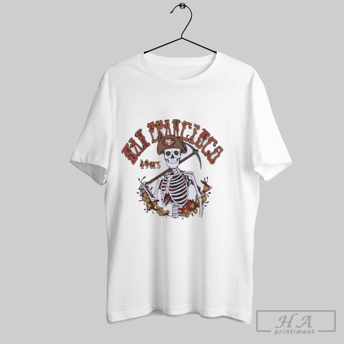 Official San Francisco 49ers Nfl X Grateful Dead T Shirt