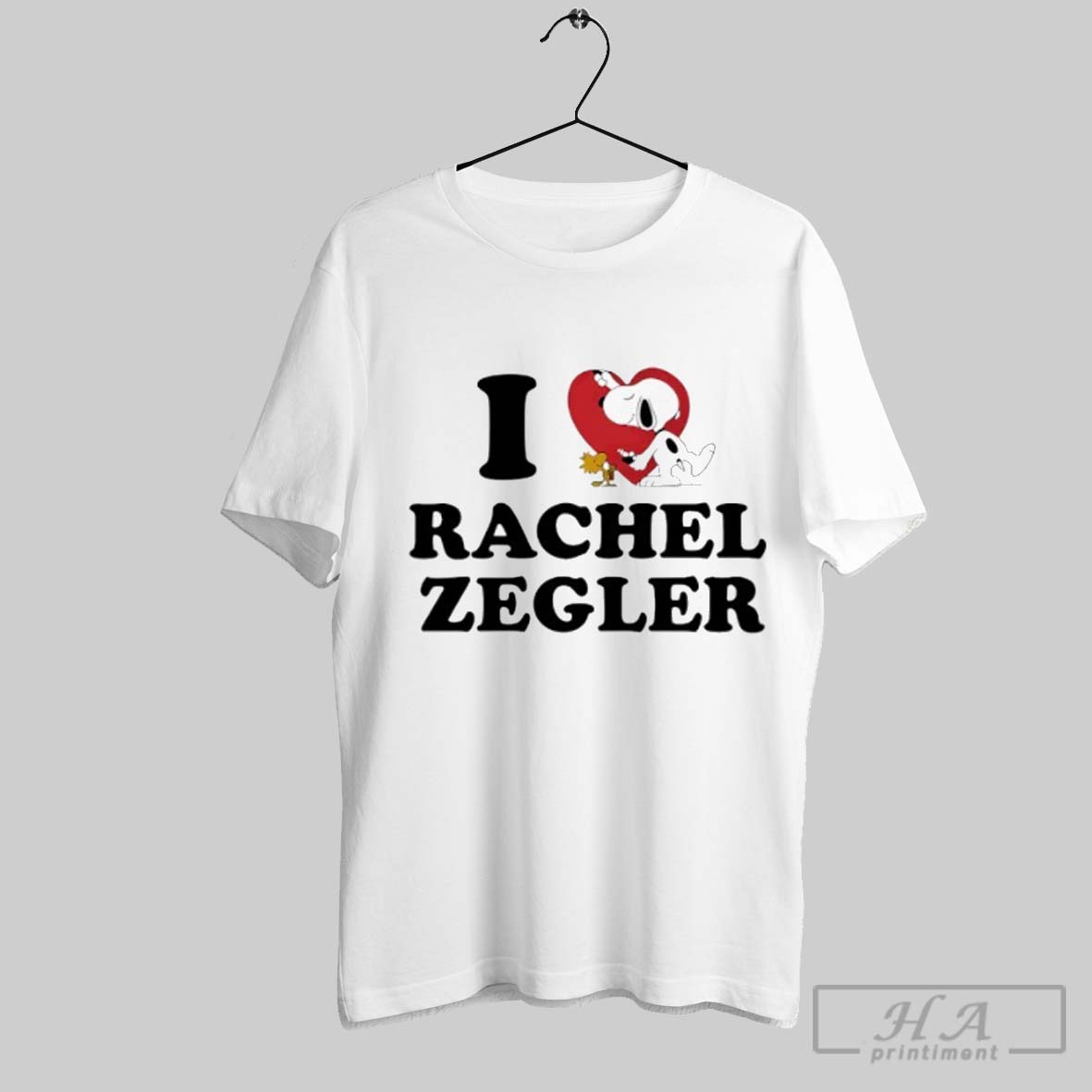 Official Snoopy I Love Rachel Zegler Tee Shirt