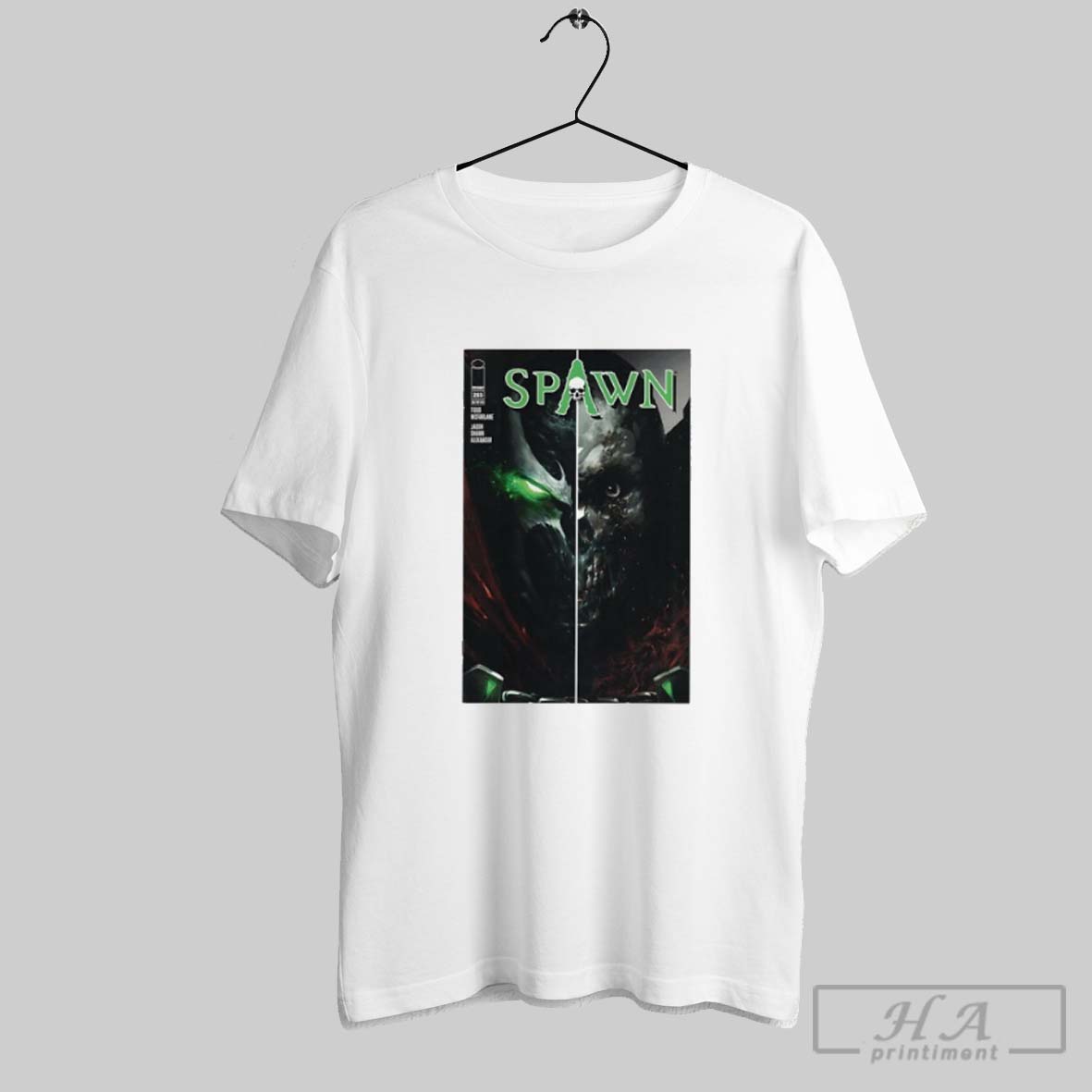 Official Spawn Todd Mcfarlane Jason Shawn Alexander Monster Tee Shirt