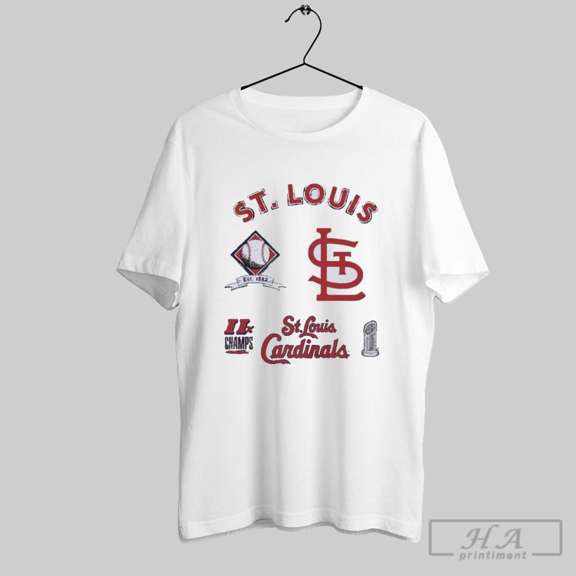 Official St Louis Cardinals Defined 11x Champions T Shirt