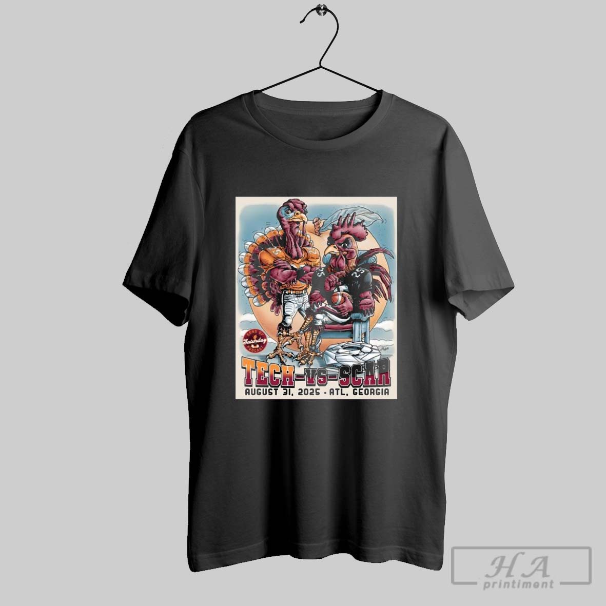 Official Tech Vs Scar August 31 2025 Atl Ga T Tee Shirt