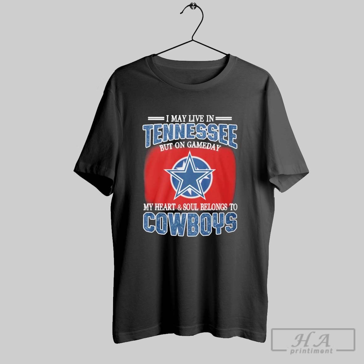 Official Tennessee Cowboys Fans Gameday My Heart And Soul Tee Shirt