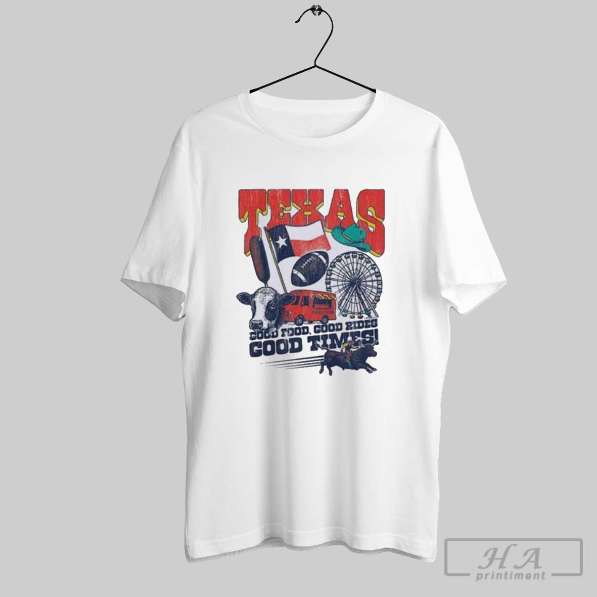 Official Texas Longhorns Good Food Good Rides Good Times Shirt