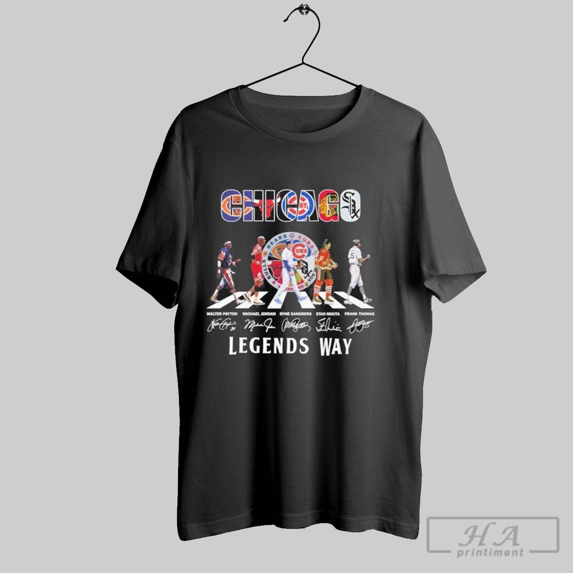 Official The Chicago Legends Way Abbey Road Sports Teams Players Shirt
