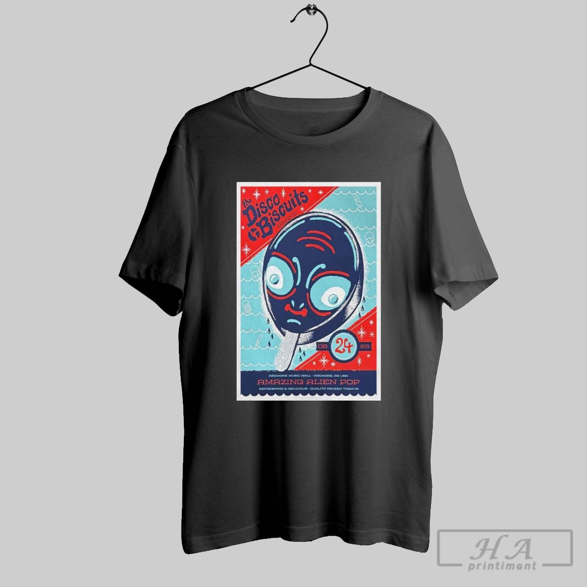 Official The Disco Biscuits August 24 2025 The Ardmore Music Hall In Ardmore Pa Poster Shirt