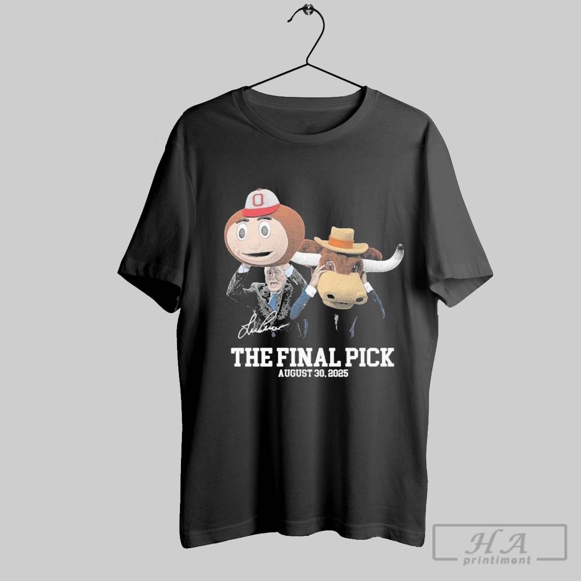 Official The Final Pick Lee Corso College Gameday Tee Shirt