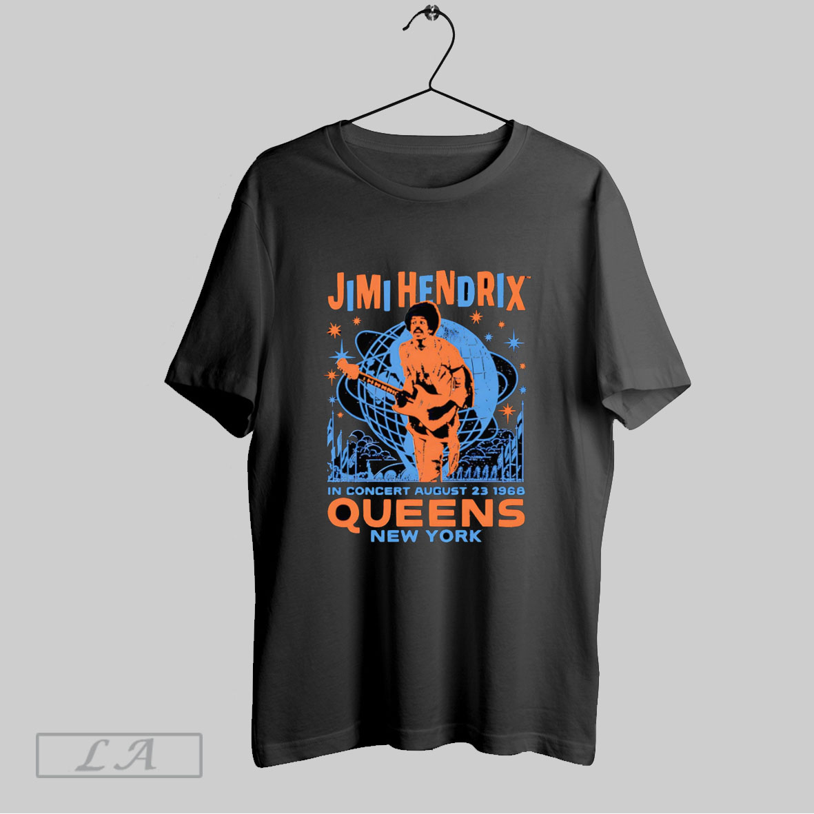 Official The Jimi Hendrix Experiences August 23 1968 Concert T Shirt Shirt