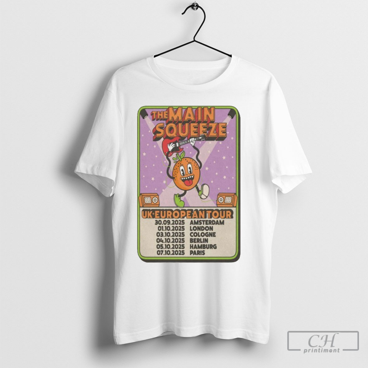 Official The Main Squeeze Uk European Tour 2025shirts
