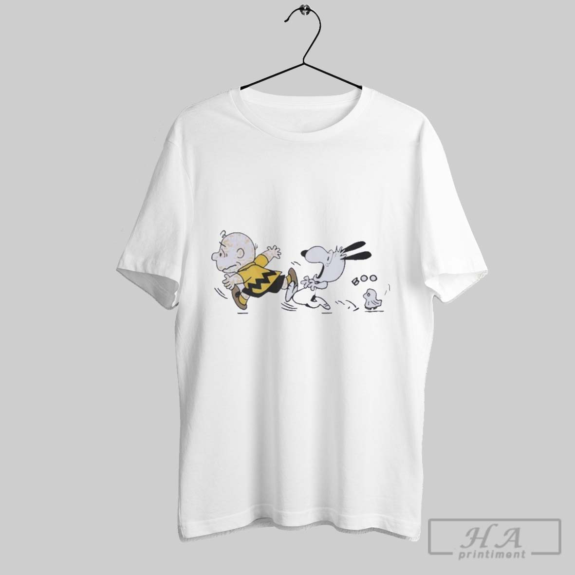 Official The Peanuts Charlie Brown And Snoopy X Boo Halloween Shirt