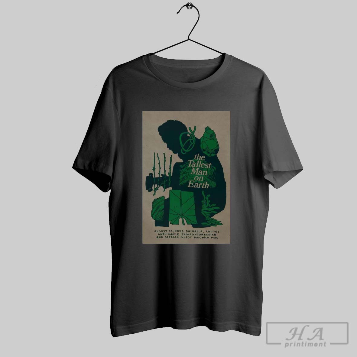 Official The Tallest Man On Earth Dalhalla Rattvik Sweden Aug 23 2025 Poster Shirt
