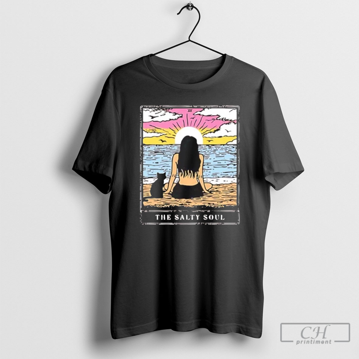 Official The Salty Soul Tarot Card Sweater Tee Shirt