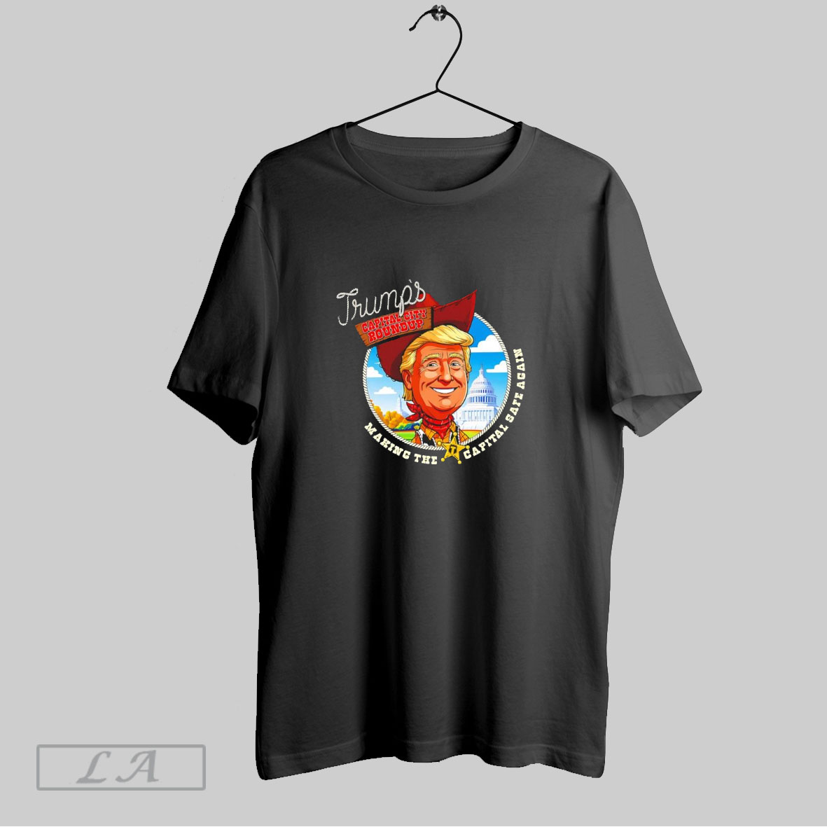 Official Trump Making The Capital Safe Again Captain City Roundup Shirt