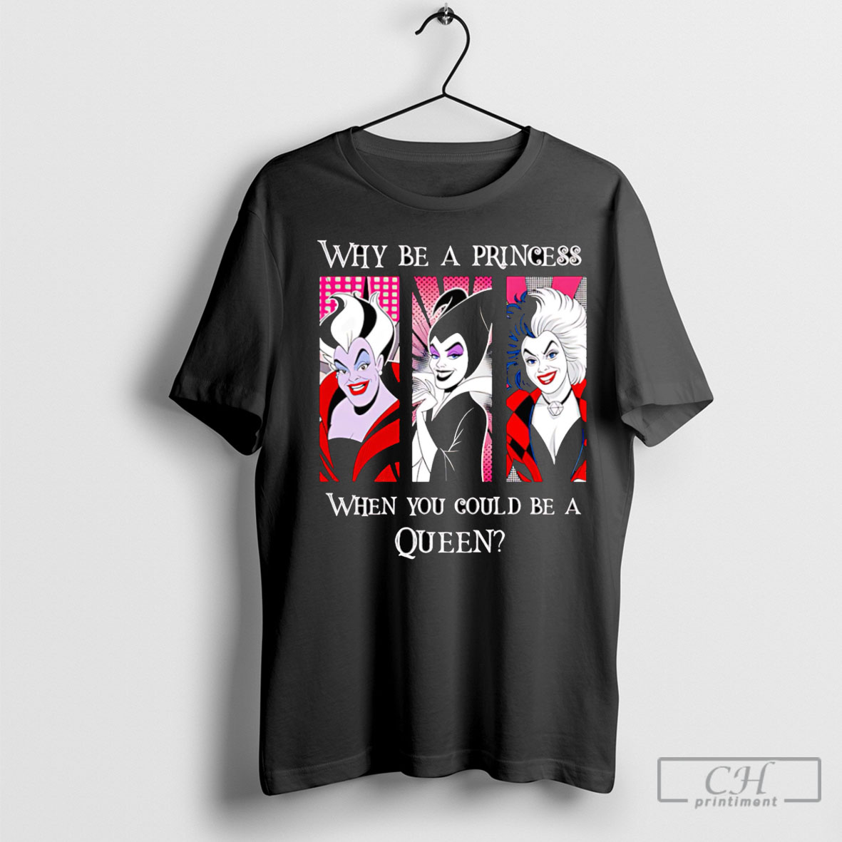 Official Why Be A Princess When You Could Be A Queen Halloween T Shirt