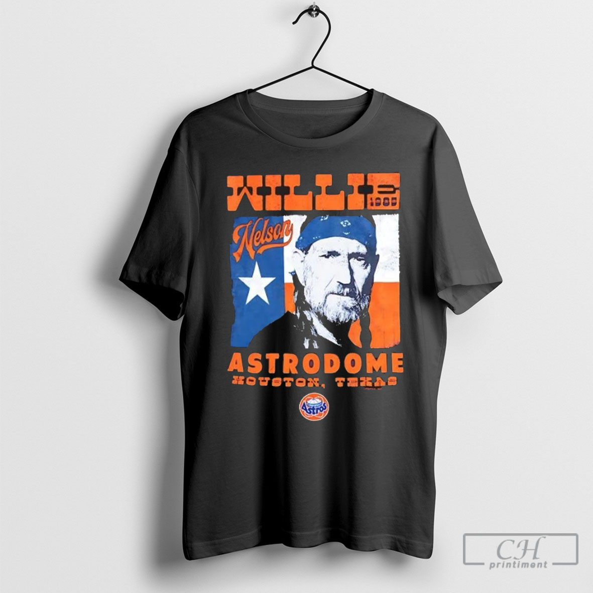 Official Willie Nelson Astrodome Houston Sweater Tee Shirt