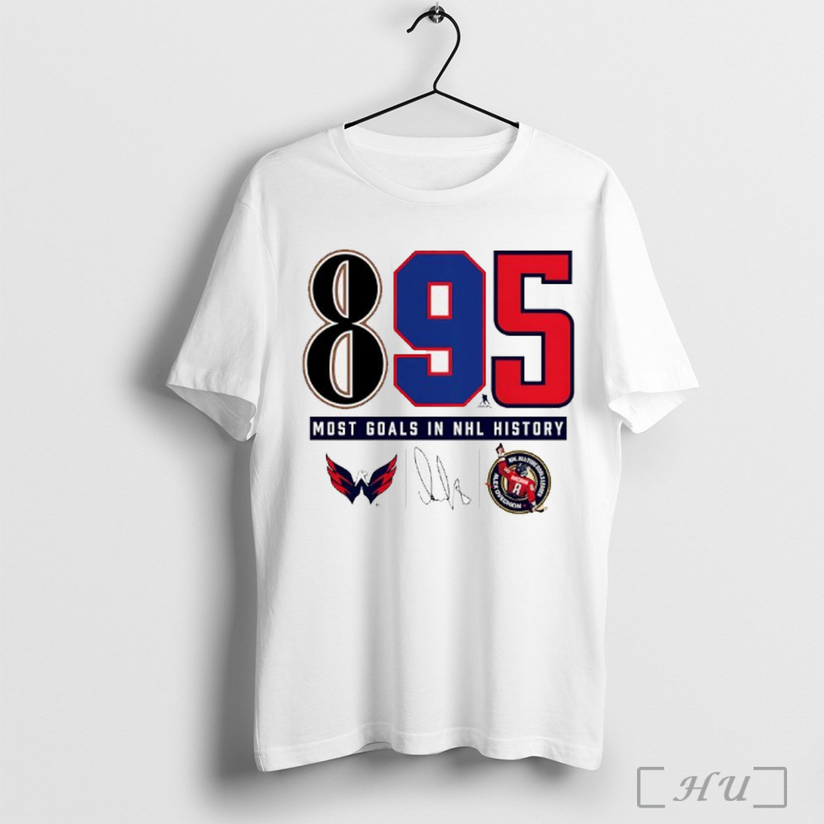 Officials Alexander Ovechkin Washington Capitals 895 Most Goals In Nhl History Signature T Shirt Sweatshirt