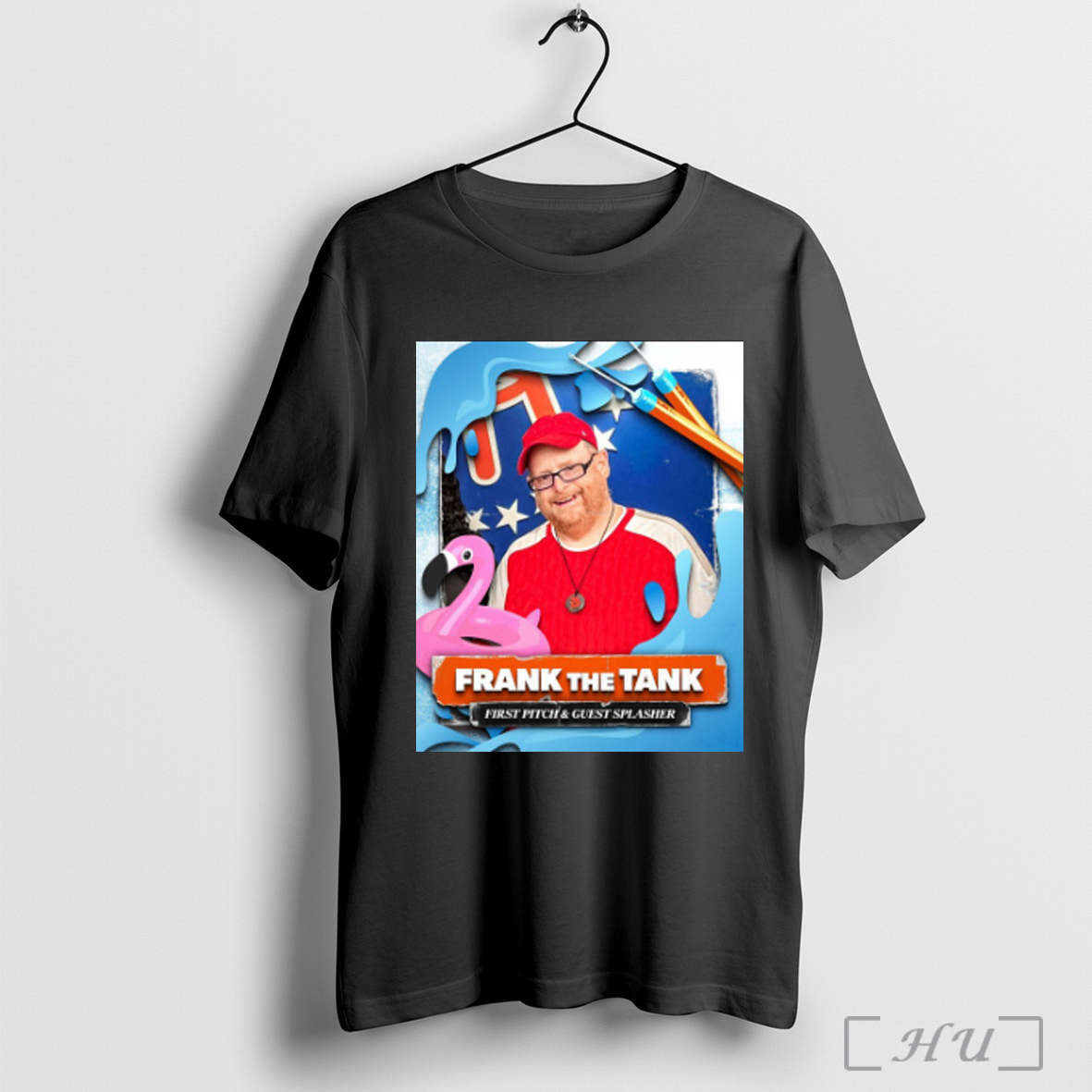 Officials Baltimore Orioles Frank The Tank First Pitch And Guest Splasher Poster T Shirt Sweatshirt