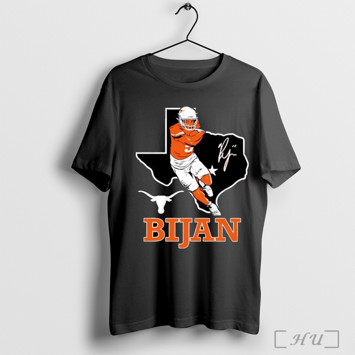 Officials Bijan Robinson State Outline Texas Football Maps T Shirt Sweatshirt