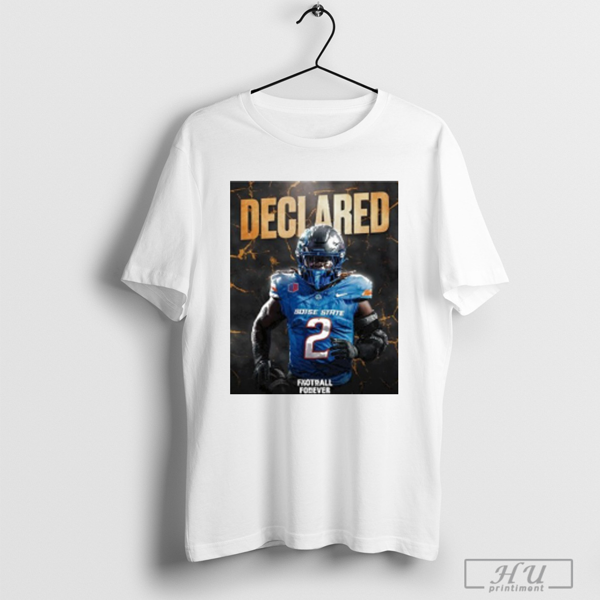 Officials Boise State Star Rb Ashton Jeanty Declared For The 2025 Nfl Draft Poster T Shirt Sweatshirt