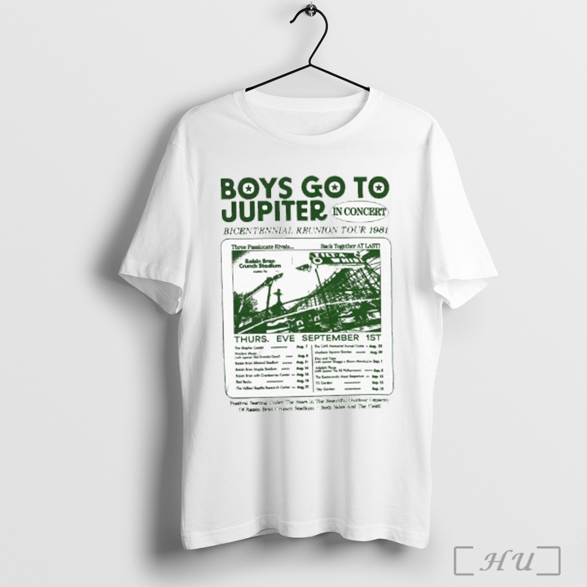 Officials Boys Go To Jupiter In Concert Bicentennial Reunion Tour 1981 T Shirt Sweatshirt