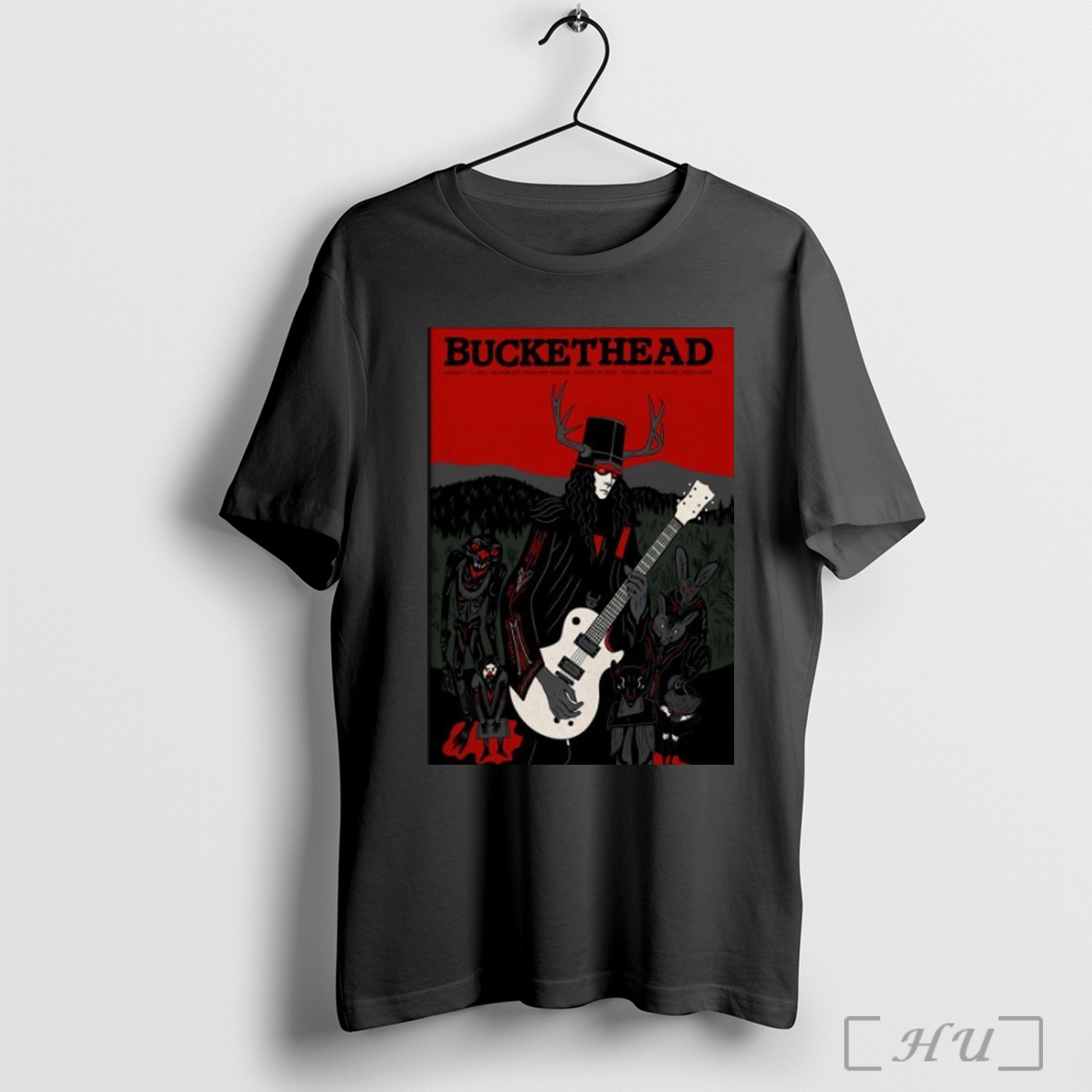 Officials Buckethead Aug 15 Eugene Oregon Aug 16 Roseland Theater Portland 2025 T Shirt Sweatshirt