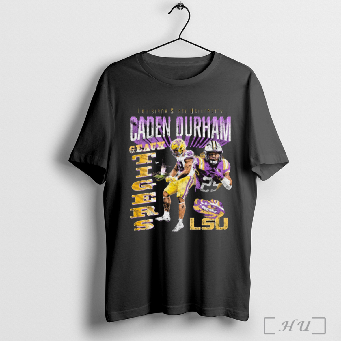 Officials Caden Durham Geaux Lsu Tigers Football Elevated Streetwear Vintage Ncaa T Shirt Sweatshirt