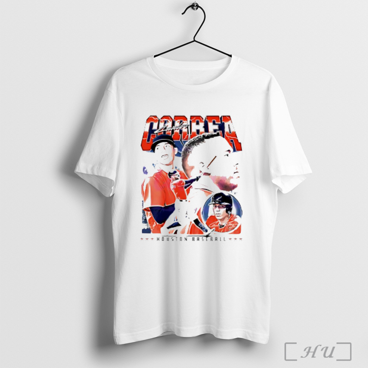 Officials Carlos Correa Houston Astros Baseball Vintage Graphic Player Collage T Shirt Sweatshirt