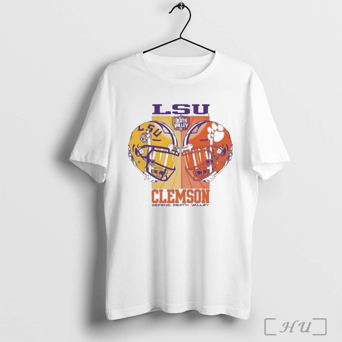 Officials Clemson Tigers Vs Lsu Tigers Defend Death Valley Duel Helmet T Shirt Sweatshirt