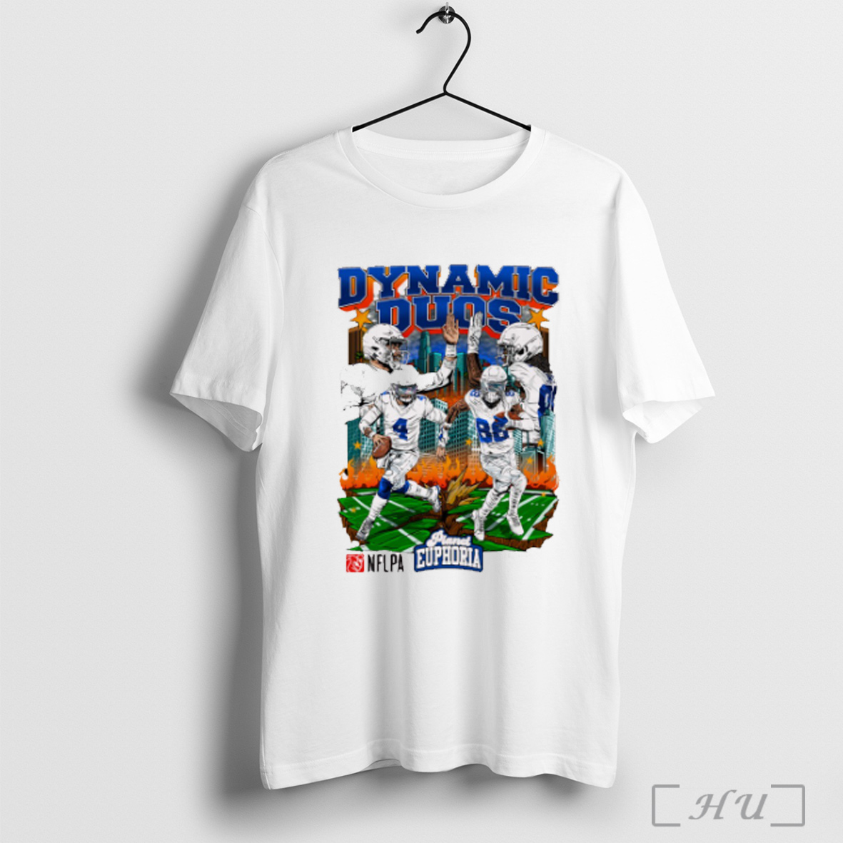 Officials Dak Prescott And Ceedee Lamb Dynamic Duos Nfl Football Planet Euphoria Artwork T Shirt Sweatshirt