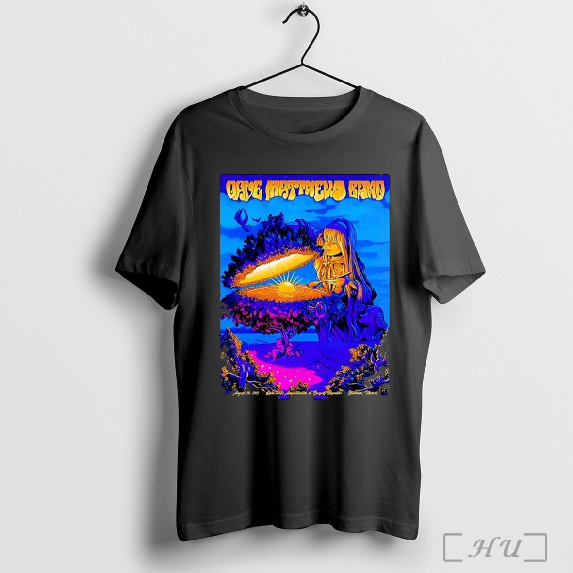 Officials Dave Matthews Band Stateline Nevada 2025 Poster At Lake Tahoe Amphitheatre At Caesars Republic On August 26 2025 T Shirt Sweatshirt