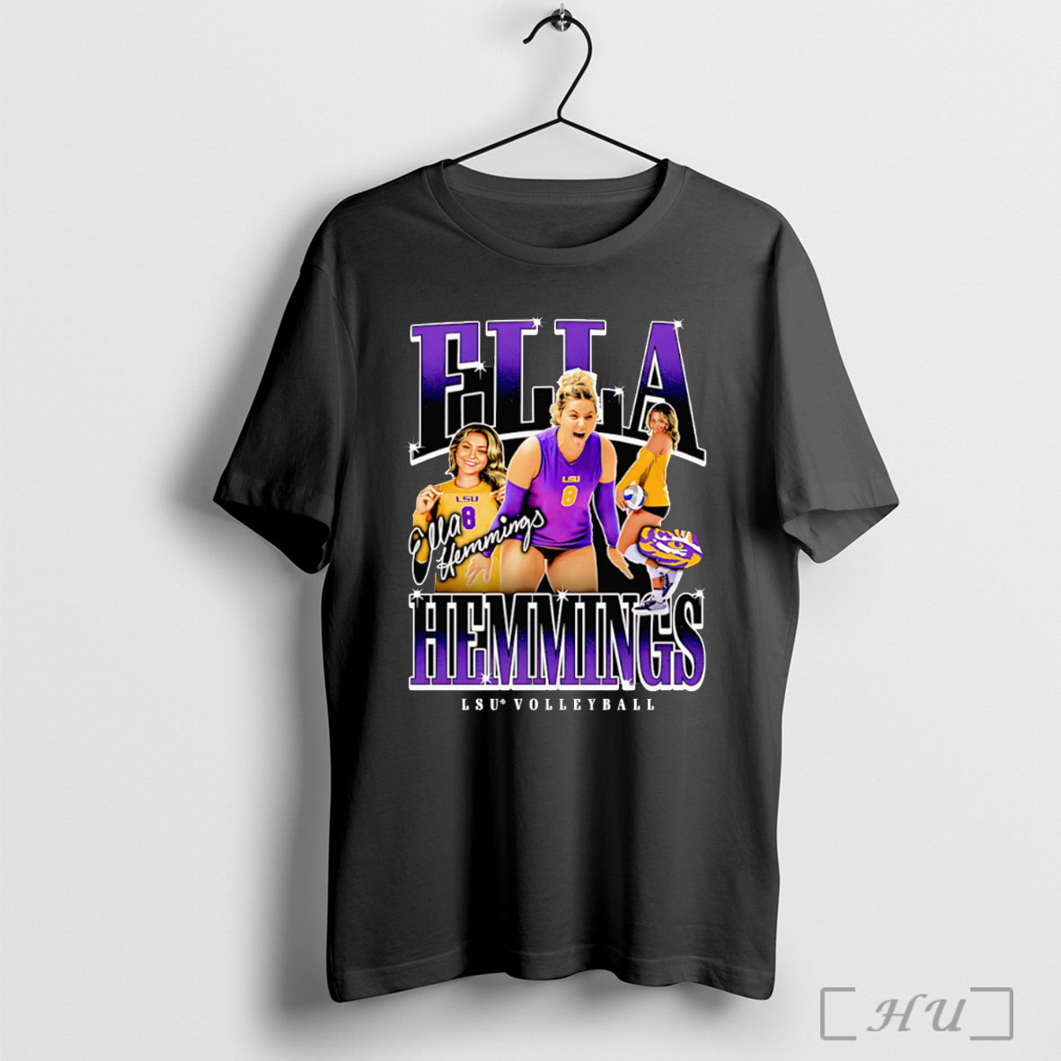 Officials Ella Hemmings Lsu Volleyball Retro 90s T Shirt Sweatshirt