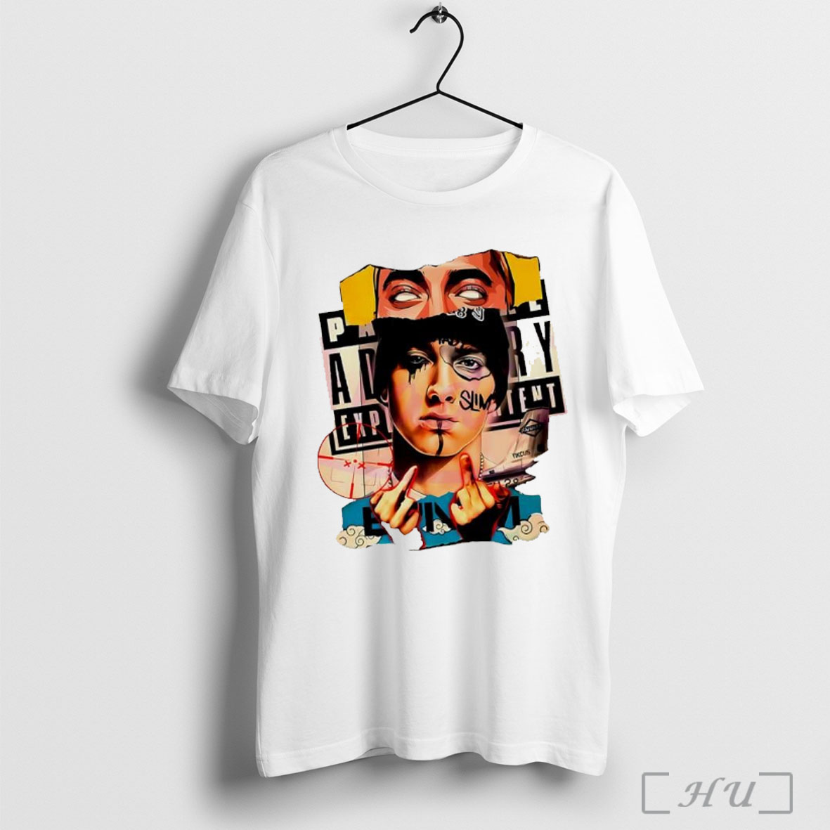 Officials Eminem Slim Shady Hip Hop Gang Collage Street Style T Shirt Sweatshirt