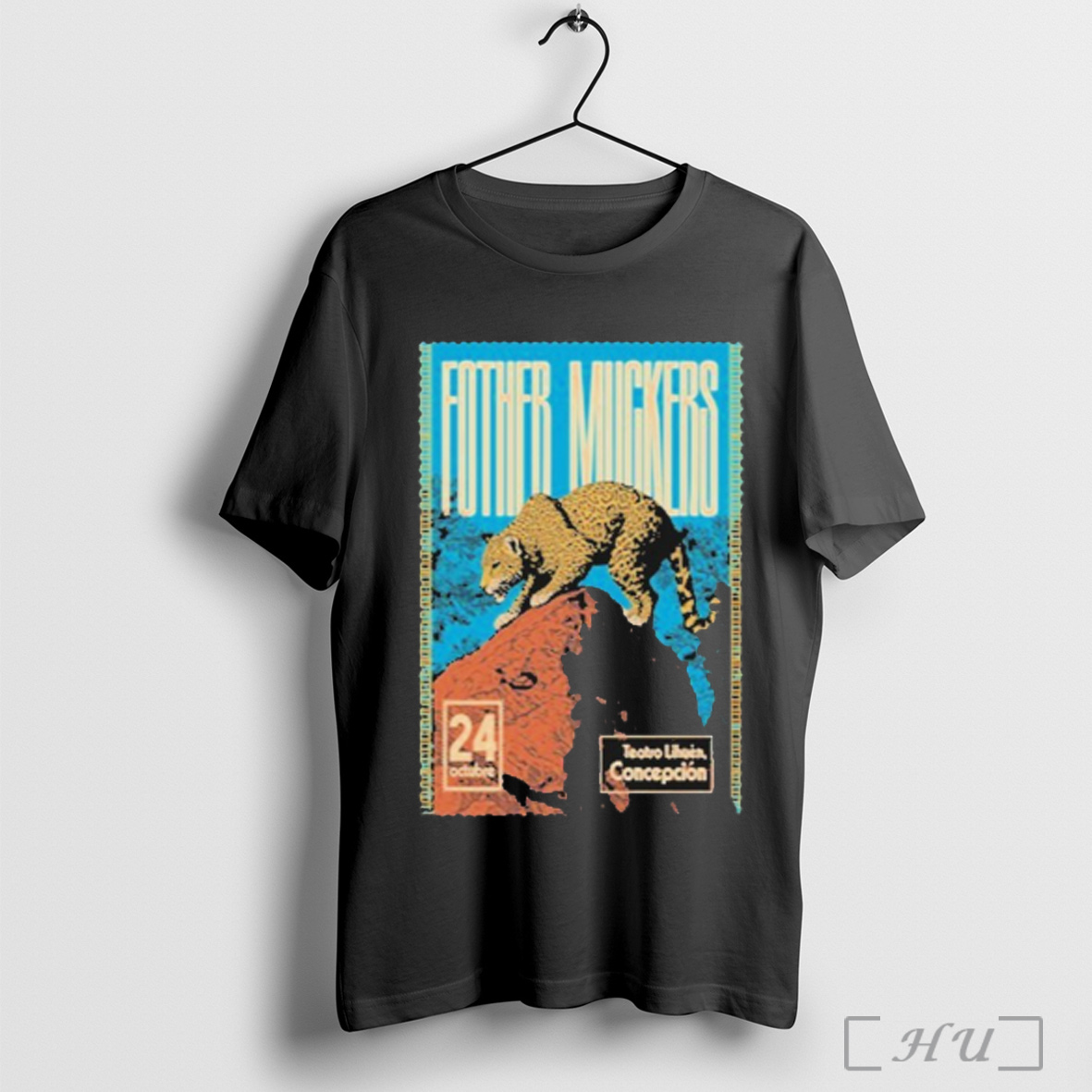 Officials Fother Muckers Oct 24 2025 Teatro Lihuen Concepcion Leopard T Shirt Sweatshirt
