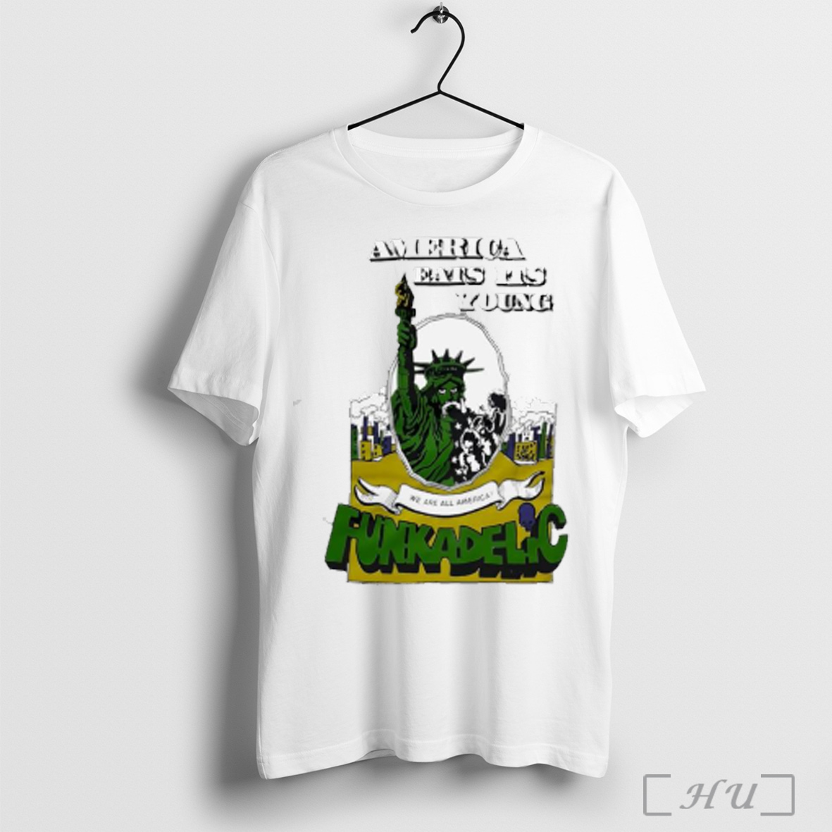 Officials Funkadelics Album Statue Of Liberty America Eats Its Young We Are All America T Shirt Sweatshirt