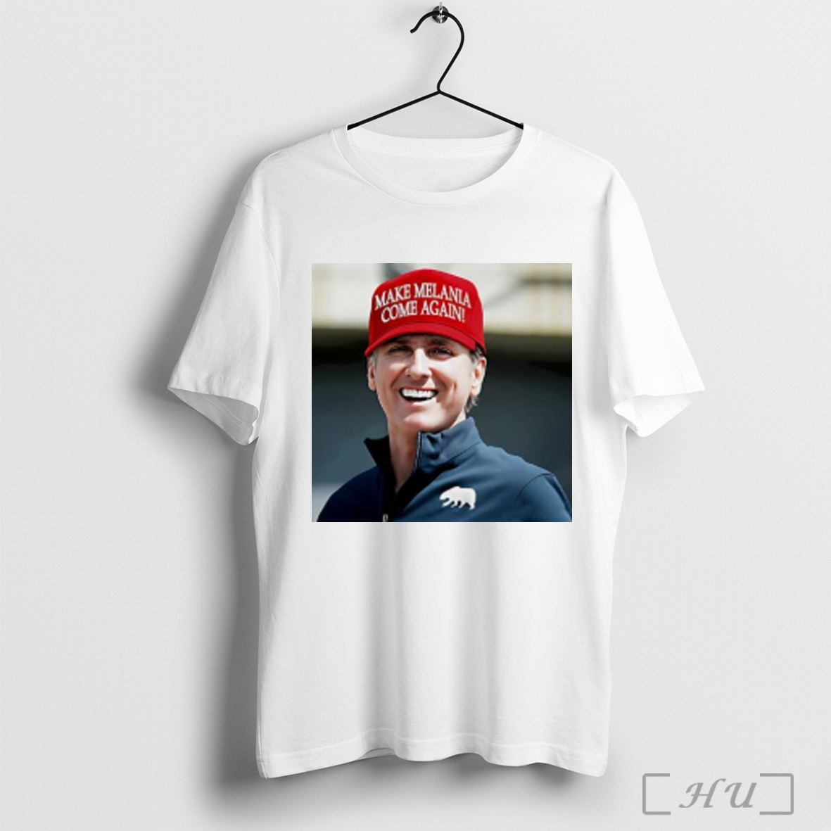 Officials Gavin Newsom Wear Make Melania Come Again Hat T Shirt Sweatshirt