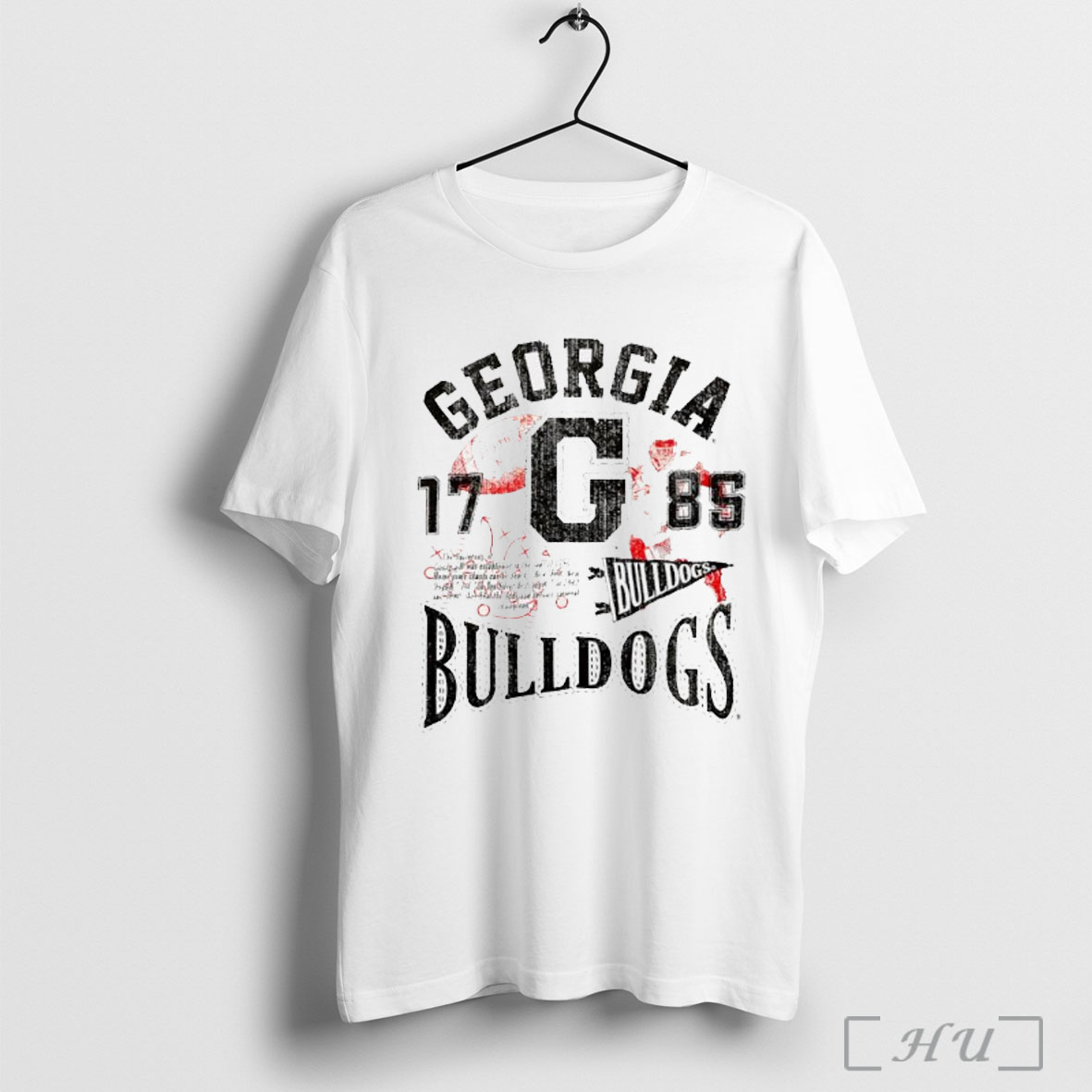 Officials Georgia Bulldogs Football Heritage Scholar 1985 Vintage T Shirt Sweatshirt