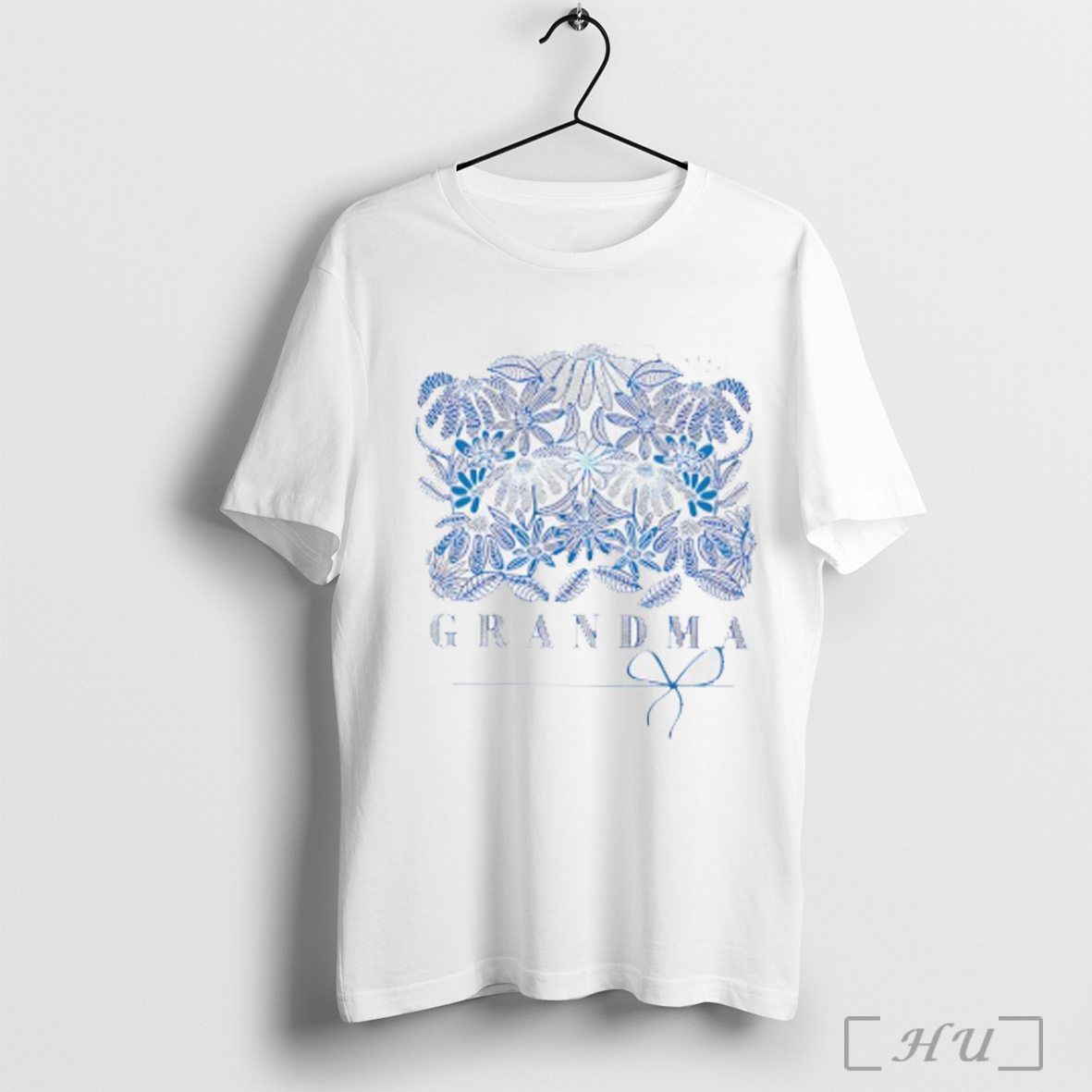 Officials Grandma Blue Floral Original Hand Drawn Wildflower Art T Shirt Sweatshirt