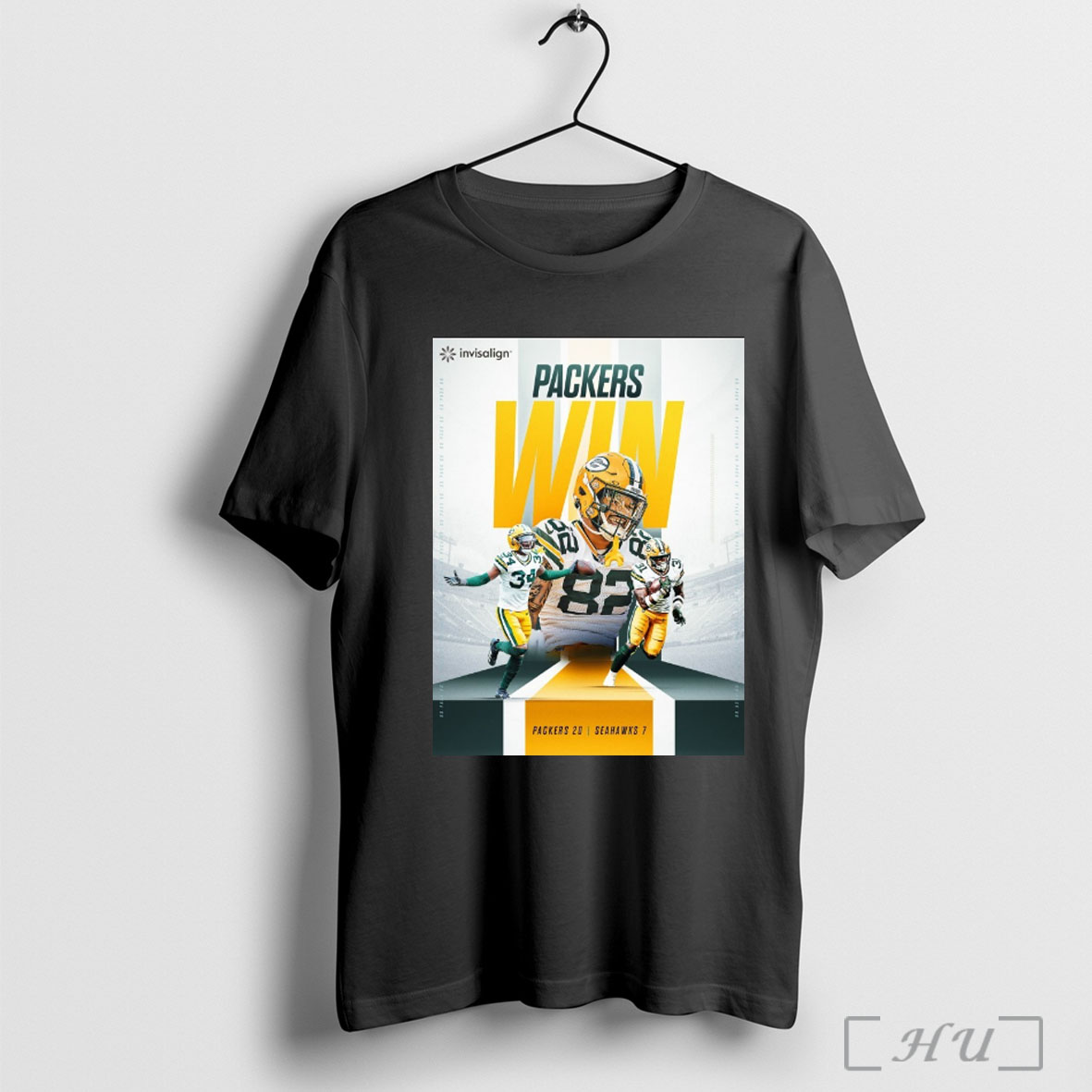 Officials Green Bay Packers Win Seattle Seahawks Score 20 7 Time For The Postgame Pizza Party Poster T Shirt Sweatshirt