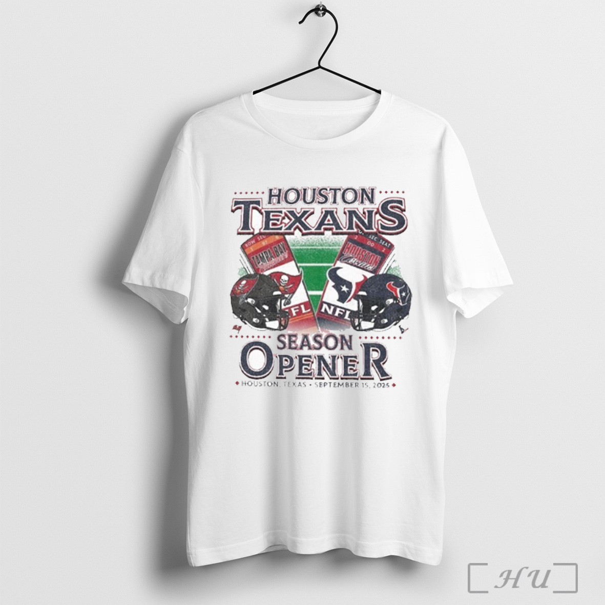Officials Houston Texans Vs Tampa Bay Buccaneers 2025 Nfl Season Opener Matchup T Shirt Sweatshirt