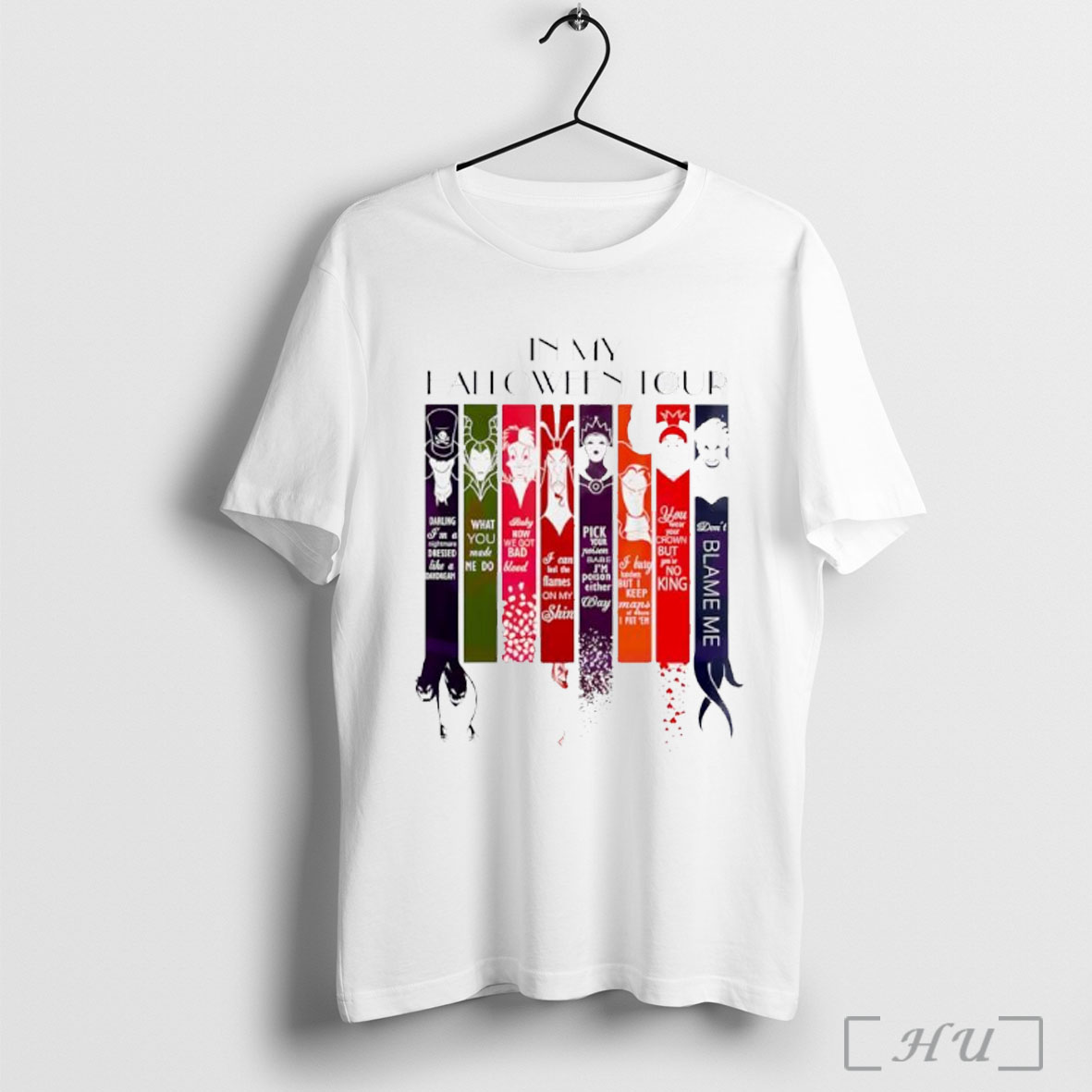 Officials In My Halloween Tour Disney Villains Vintage Cartoon T Shirt Sweatshirt