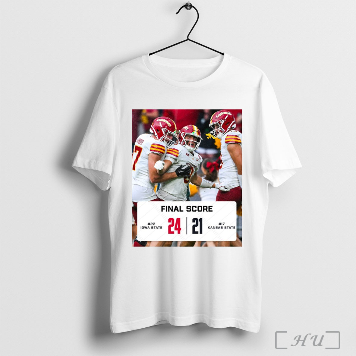 Officials Iowa State Cyclones Vs Kansas State Wildcats Final Score 24 21 August 23 2025 In Dublin Ireland Poster T Shirt Sweatshirt