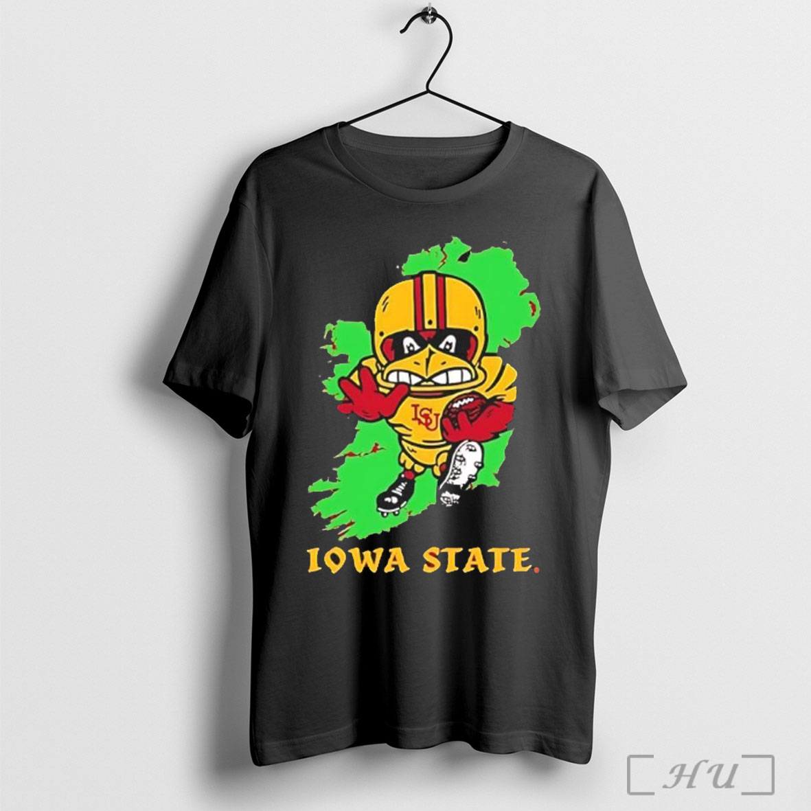Officials Iowa State Cyclones Football Mascot Jump Up Graphic T Shirt Sweatshirt