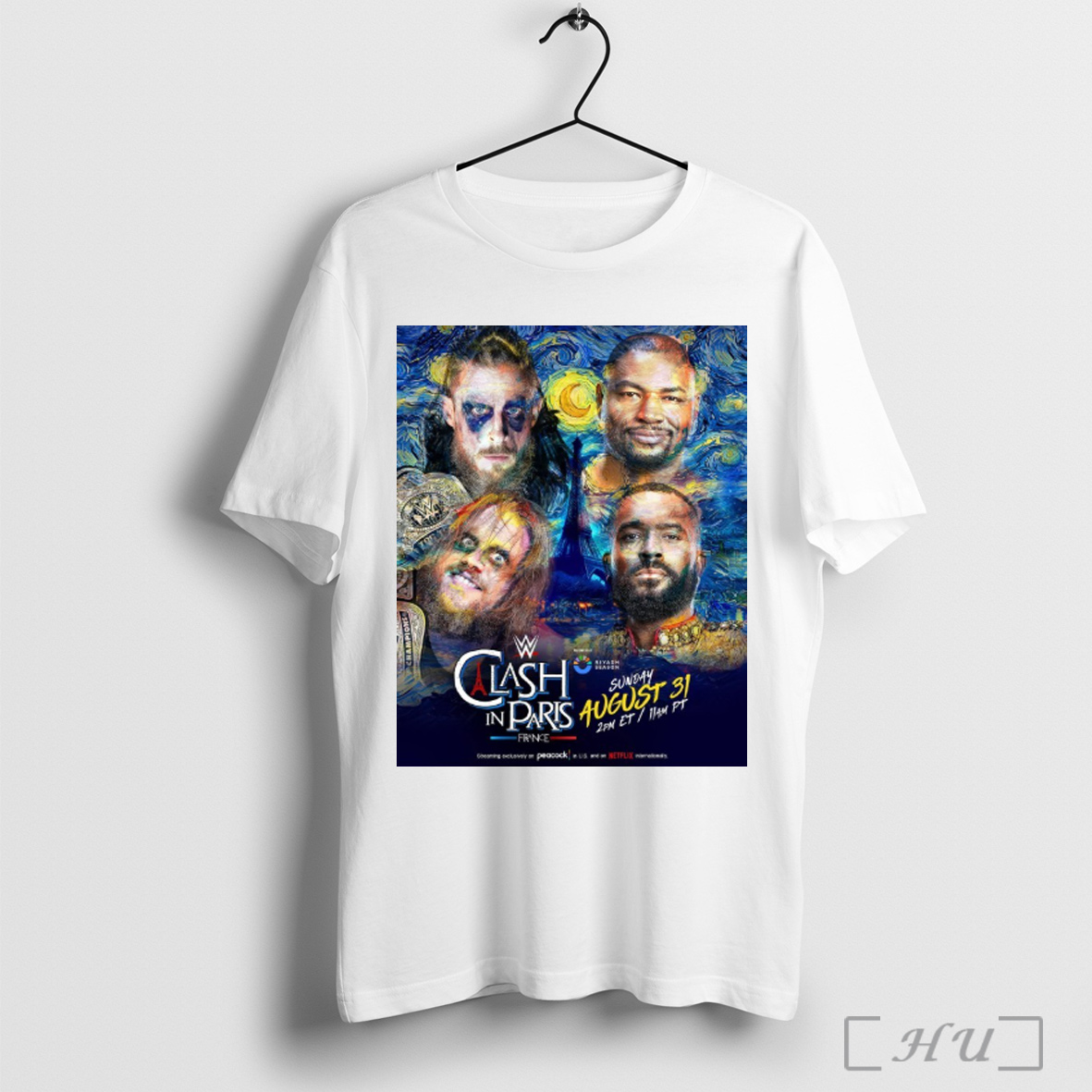 Officials John Cena Wwe Clash In Paris August 31 2025 At The Paris La Defense Arena In Paris France Poster T Shirt Sweatshirt