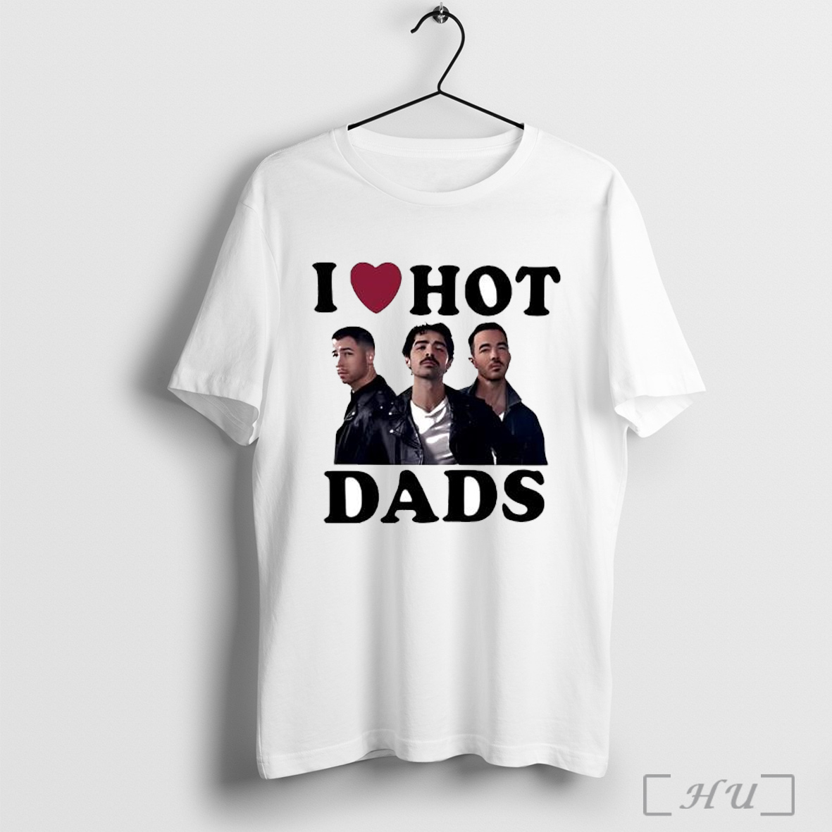 Officials Jonas Brothers I Love Hot Dads Shirt Hoodie Sweater Longsleeve And V Neck T Shirt