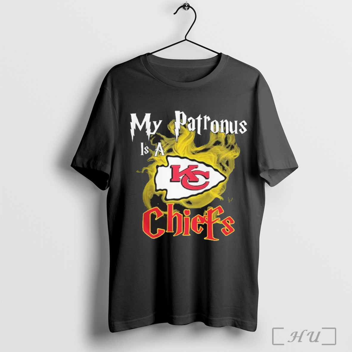 Officials Kansas City Chiefs My Patronus Is A Chiefs Logo T Shirt Sweatshirt
