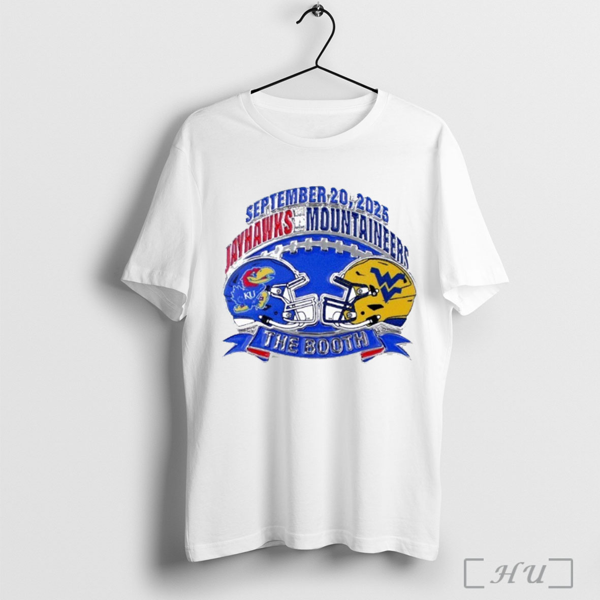 Officials Kansas Jayhawks Vs West Virginia 2025 Game Day The Booth T Shirt Sweatshirt