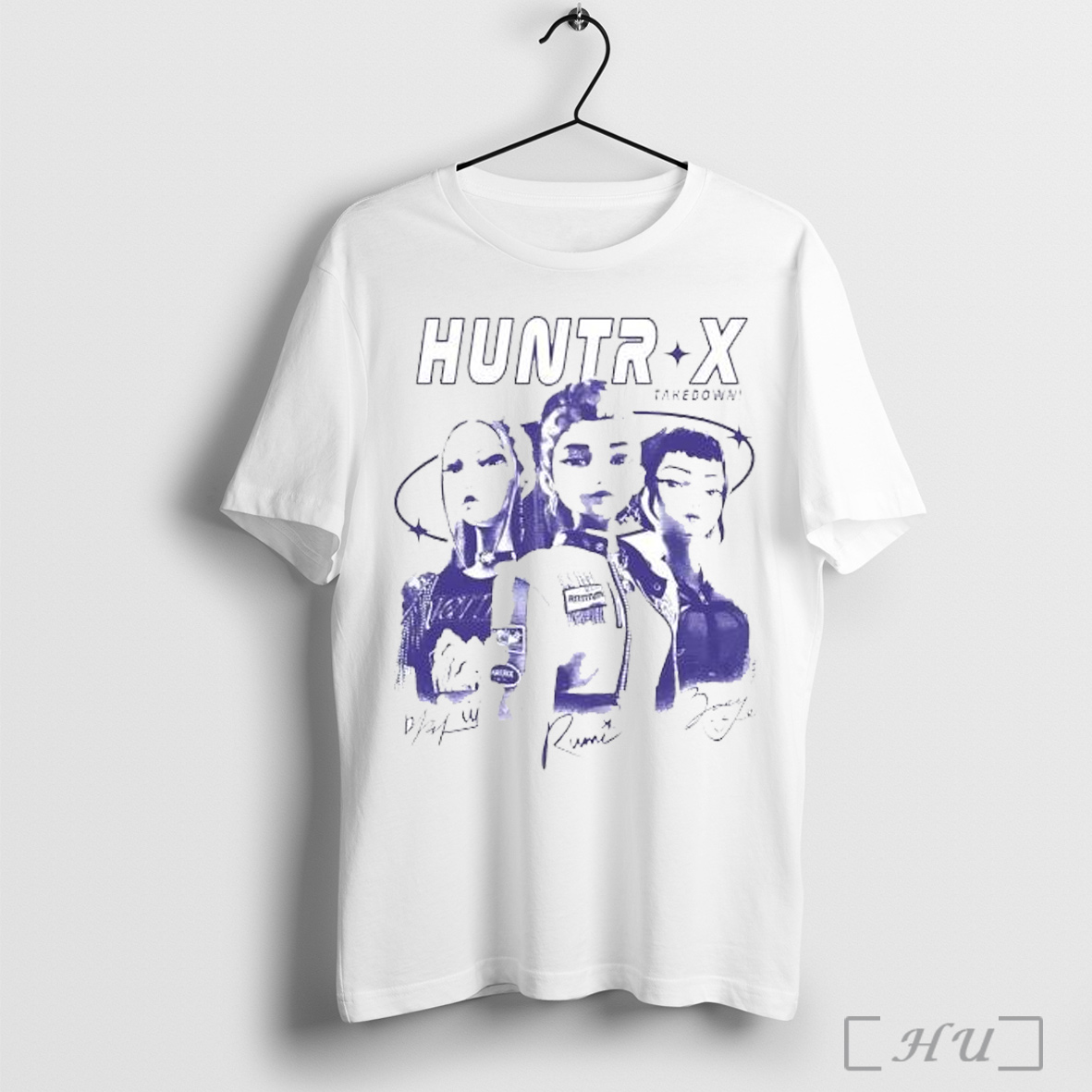 Officials Kpop Demon Hunters Huntr X Takedown Comfort Colors T Shirt Sweatshirt