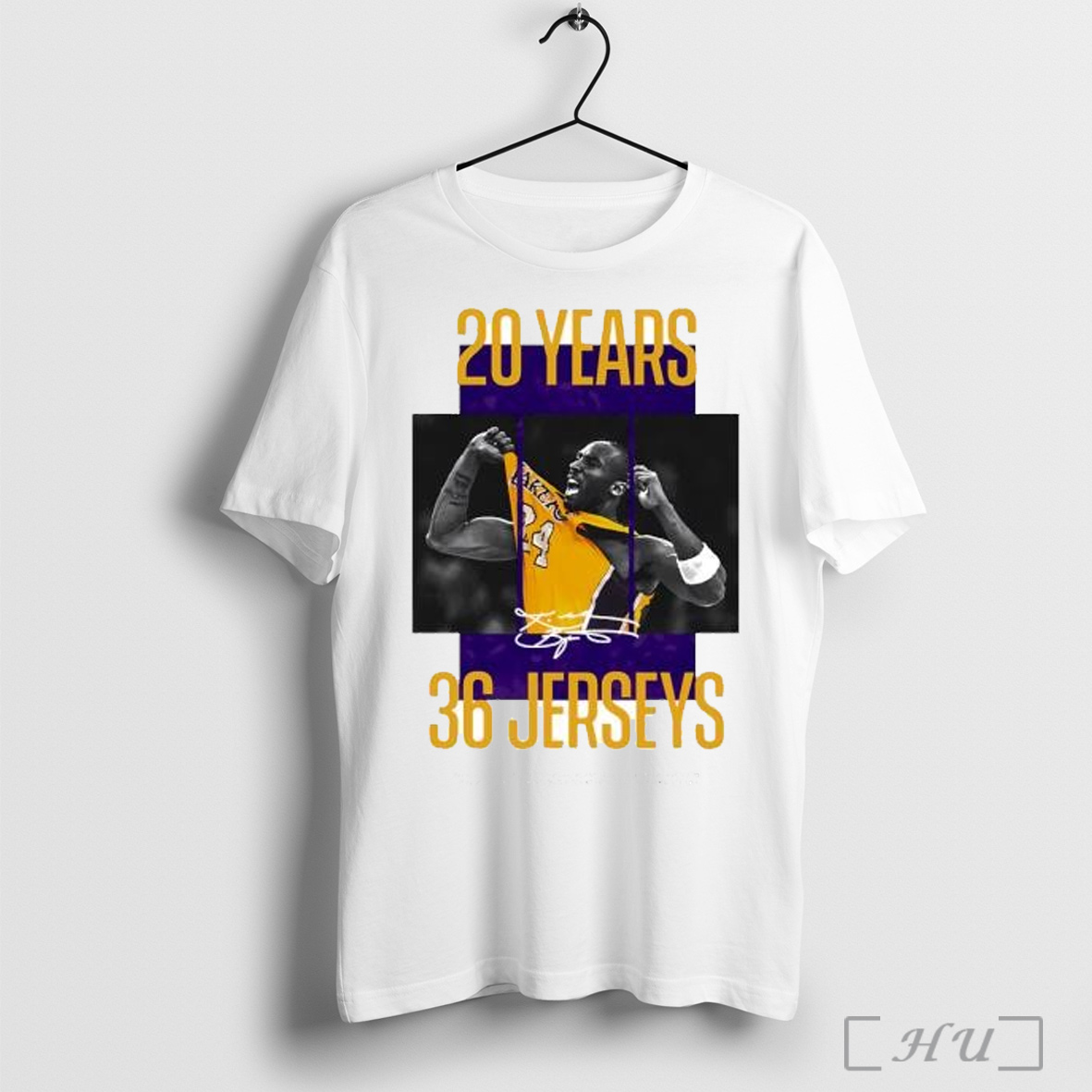 Officials Los Angeles Lakers Kobe Bryant 20 Years 36 Jerseys Shirt Hoodie Sweater Longsleeve And V Neck T Shirt