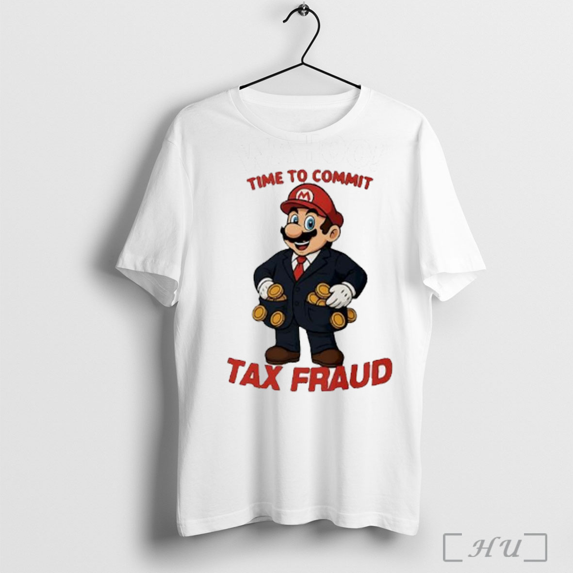 Officials Mario Wahoo Tax Fraud Parody Nintendo Gamer T Shirt Sweatshirt