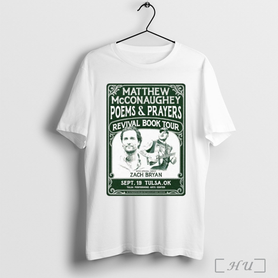 Officials Matthew Mcconaughey Poems And Prayers Revival Book Tour With Zach Bryan T Shirt Sweatshirt