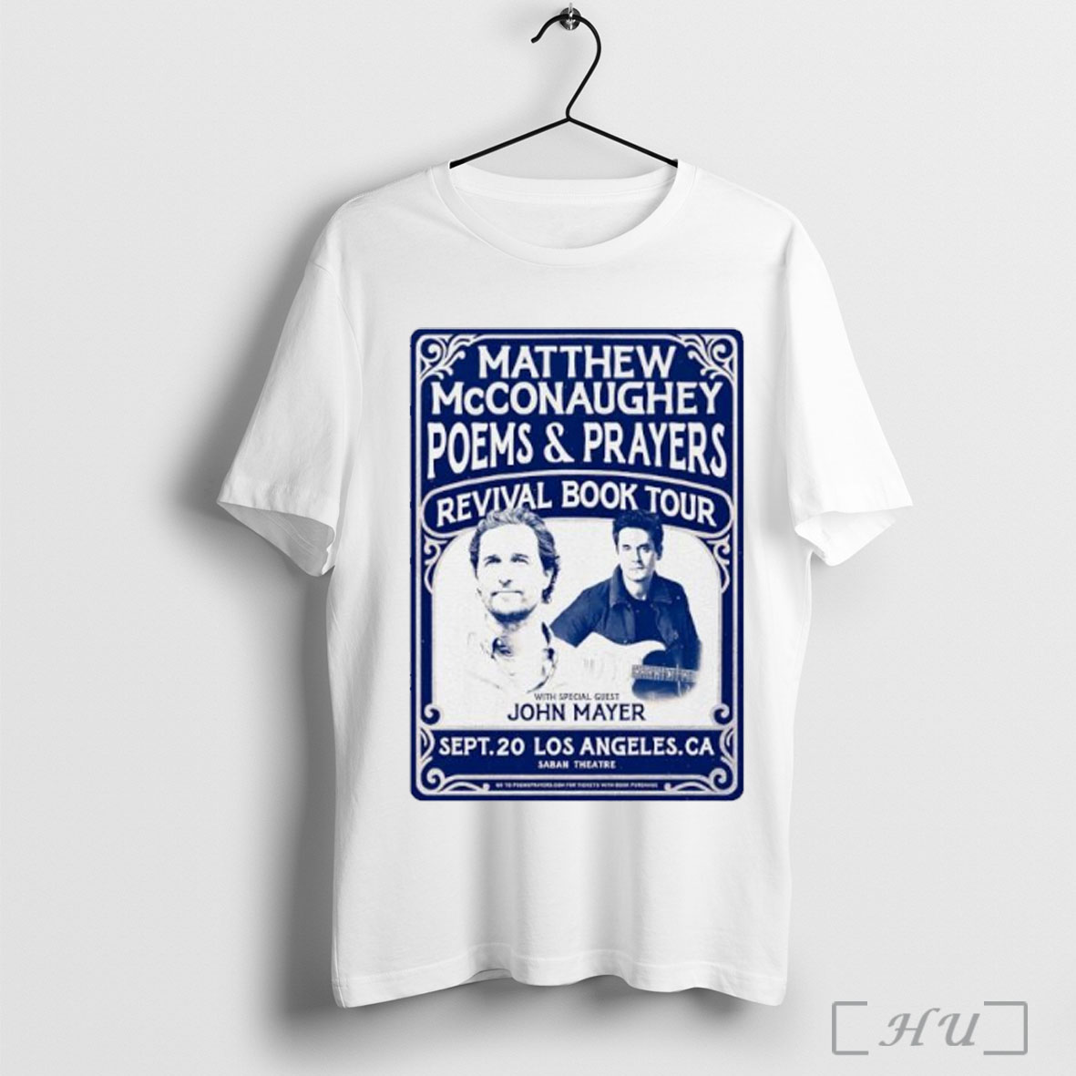 Officials Matthew Mcconaughey Poems And Prayers Revival Book Tour T Shirt Sweatshirt